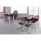 Kee Rectangle Tables > Training Tables > Kee Table & Chair Sets, 66 W, 24 L, 29 H, Mahogany MT6624MHBPCM23BK - alternate 3